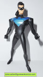 batman animated series NIGHTWING mattel 2002 dark blue glossy emblem