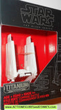 star wars titanium KYLO REN's COMMAND SHUTTLE the black series 2015 WHITE 03 3 moc mib