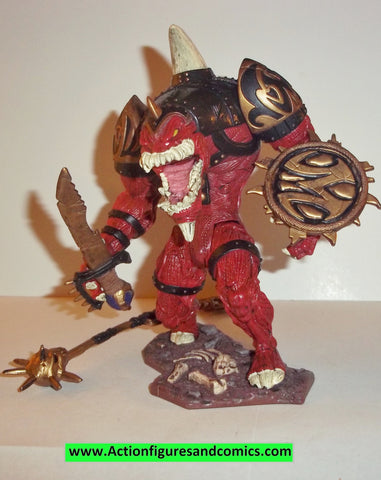 Spawn VANDALIZER 1996 series 5 RED REPAINT complete todd mcfarlane toys action figures