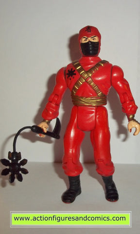 chuck norris karate kommandos RED NINJA MASTER vintage 1986 action figures 4222