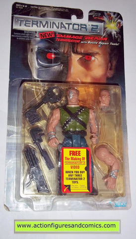 Terminator kenner DAMAGE REPAIR movie 2 future war action figures toys moc mip mib