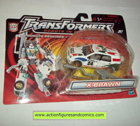 transformers RID X-BRAWN sports rally hasbro toys action figures 2000 2001