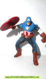 Marvel Heroes CAPTAIN AMERICA 2 inch miniature poseable action figures 2005 toy biz universe
