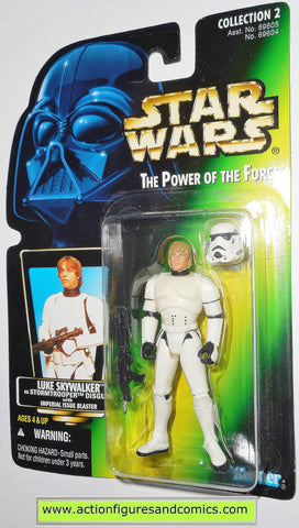 star wars action figures LUKE SKYWALKER Stormtrooper .01 hasbro toys moc