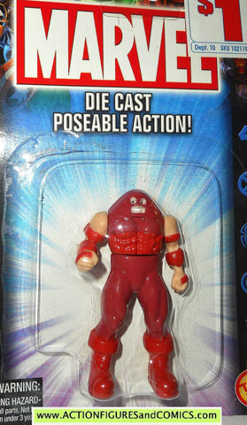 Marvel die cast JUGGERNAUT poseable action figure 2002 toybiz x-men universe moc
