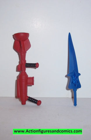 masters of the universe STROBO GUN & NETOSSA SWORD lot weapon pack complete classics complete motu motuc