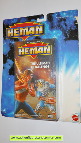 Masters of the Universe HE-MAN ULTIMATE CHALLENGE VHS VCR new adventures mattel toys action figures mosc