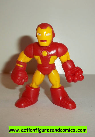 Marvel Super Hero Squad IRON MAN complete red yellow armored adventures pvc action figures