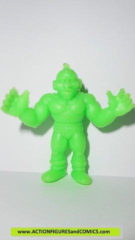 Muscle m.u.s.c.l.e men kinnikuman SHISHIKABABU 008 1985 green mattel toys action figures