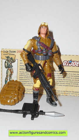 gi joe DUSTY 2002 v8 complete g i vs cobra action figures hasbro toys fc