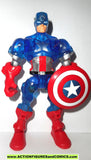 Marvel Super Hero Mashers CAPTAIN AMERICA translucent 6 inch universe action figure