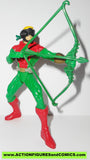 Total Justice JLA GREEN ARROW 1996 Complete dc universe justice league kenner action figures red