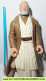 star wars action figures OBI WAN KENOBI BEN 1995 LONG LIGHT SABER power of the force