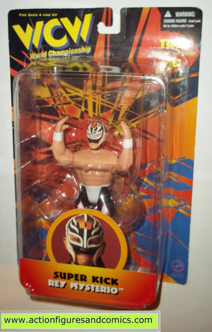 rey mysterio super kick wcw wwf action figures toys