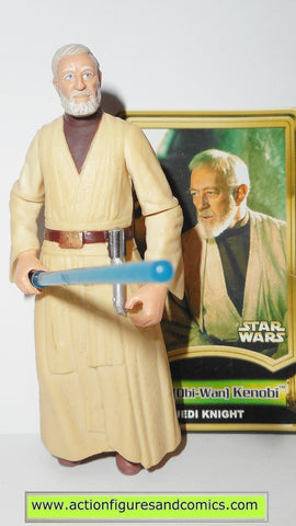 star wars action figures OBI WAN BEN KENOBI jedi knight power of the jedi