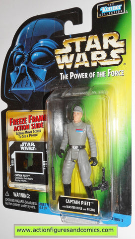 star wars action figures CAPTAIN PIETT imperial officer power of the force moc
