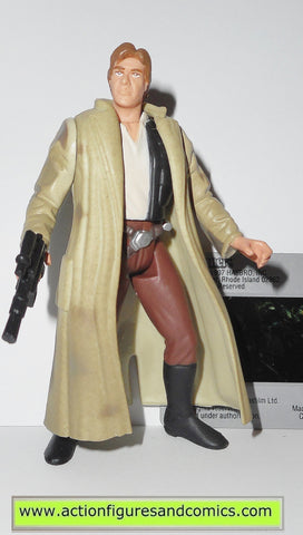 star wars action figures HAN SOLO ENDOR 1997 freeze frame toys power of the force