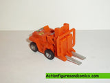 gobots SPOONS orange china variant with stickers 1983 100% Complete go bots #1025