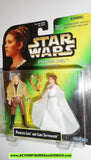 star wars action figures PRINCESS LEIA LUKE SKYWALKER ceremonial .00 GRAY card power of the force moc