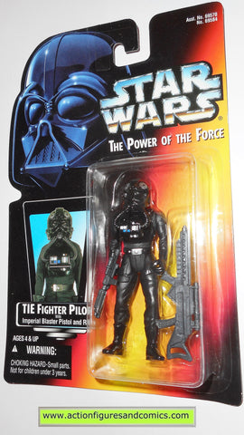 star wars action figures TIE FIGHTER PILOT 1996 power of the force hasbro toys moc mip mib