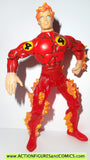 marvel super heroes toy biz HUMAN TORCH fire ice fantastic four 4 action figure