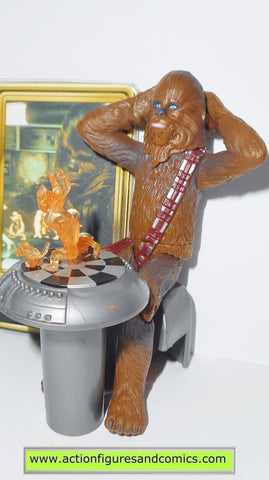 star wars action figures CHEWBACCA DEJARIK CHAMPION power of the jedi book