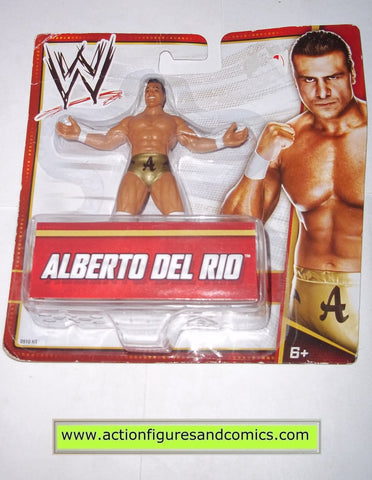 Wrestling WWE action figures ALBERTO DEL RIO mattel toys dollar store 2012 mini action figure moc mip mib