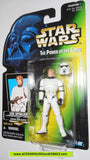 star wars action figures LUKE SKYWALKER STORMTROOPER power of the force 1997 moc PHOTO