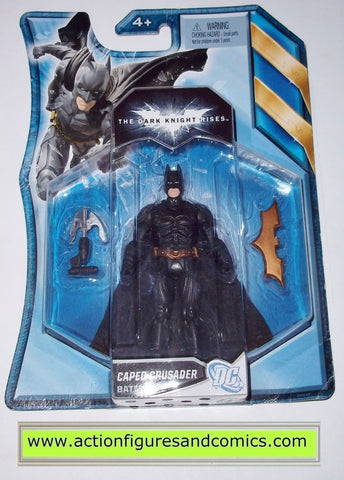 dc universe batman dark knight rises CAPED CRUSADER BATMAN infinite heroes mattel toys movie action figures