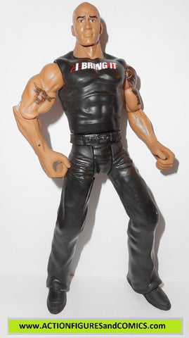 Wrestling WWE action figures ROCK flexforce lightning wwf wcw