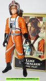 star wars action figures LUKE SKYWALKER x-wing piot 2000 power of the jedi potj complete