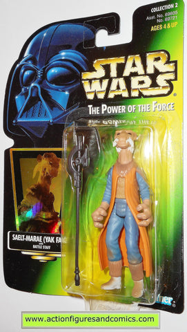star wars action figures SAELT MARAE Yak Face power of the force hasbro toys moc