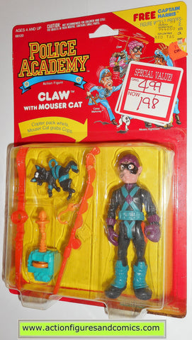 Police academy action figures CLAW mouser cat 1988 moc kenner toys