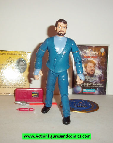 Star Trek COMMANDER RIKER as malcorian playmates complete action figures