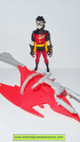 batman animated series ROBIN crime fighter red sled dc action figures