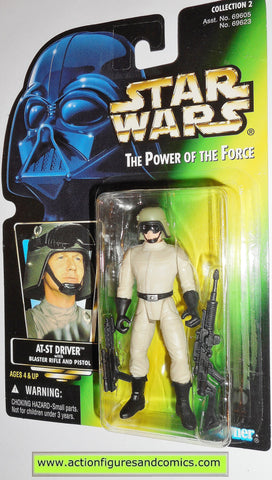 star wars action figures AT-ST DRIVER photo .00 power of the force moc