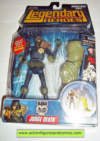 Legendary Comic Book Heroes JUDGE DEATH Dredd Marvel Legends toy biz mib moc mip action figures
