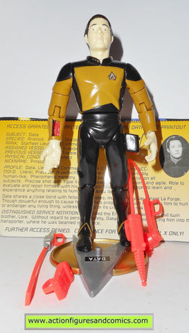 Star Trek DATA 1993 series 1 playmates complete action figures