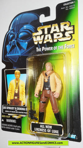 star wars action figures LUKE SKYWALKER ceremonial outfit PHOTO 01 power of the force moc