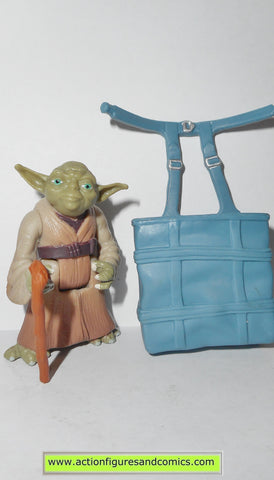 star wars action figures YODA 1996 complete power of the force potf