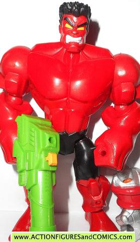 Marvel Super Hero Mashers RED HULK 7 inch universe 2014 action figure