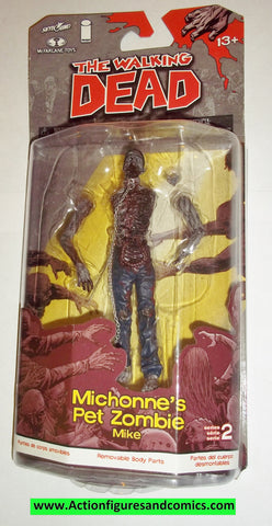 The Walking Dead MICHONNE'S PET ZOMBIE MIKE comic book series 2 mcfarlane moc