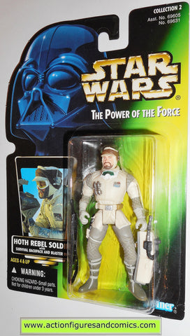 star wars action figures HOTH REBEL SOLDIER .00 PHOTO power of the force action figure