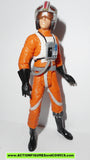 star wars action figures LUKE SKYWALKER x-wing piot 2000 power of the jedi potj complete