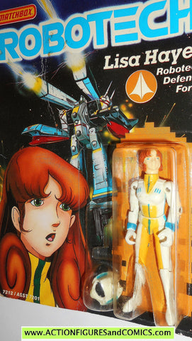 Robotech LISA HAYES matchbox toys 1985 action figures moc 0144