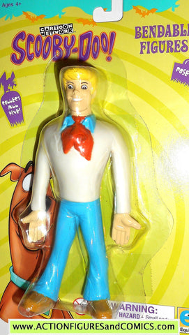 Scooby Doo FRED JONES bendable figures equity toys cartoon network moc