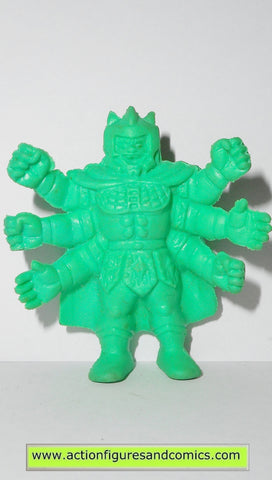 Kinnikuman Kinkeshi m.u.s.c.l.e ASHURAMAN NO CHICHI 109 TEAL Japan muscle vintage bandai