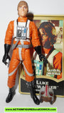 star wars action figures LUKE SKYWALKER x-wing piot 2000 power of the jedi potj complete