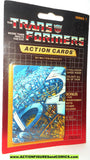Transformers action cards PLANET CYBERTRON autobot decepticon trading card 1985