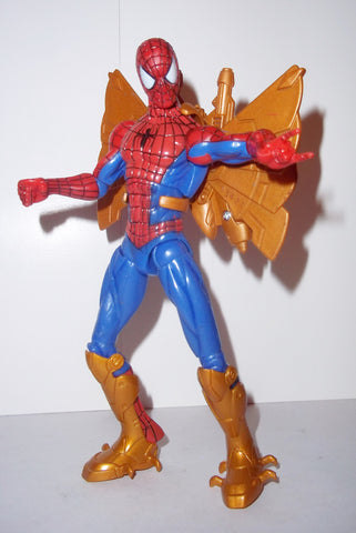 marvel legends SPIDER-MAN rocket armor snap on complete classics